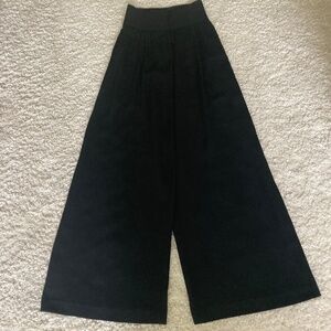 Body by Victoria Black Baggy Wide Leg Pants Size 0